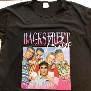 Backstreet Boys Black Graphic Tee